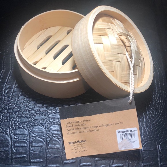 World Market Bamboo Mini Steamer - Picture 2 of 4